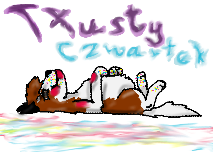 Najedzony piesek przypomina, że dziś tłusty czwartek